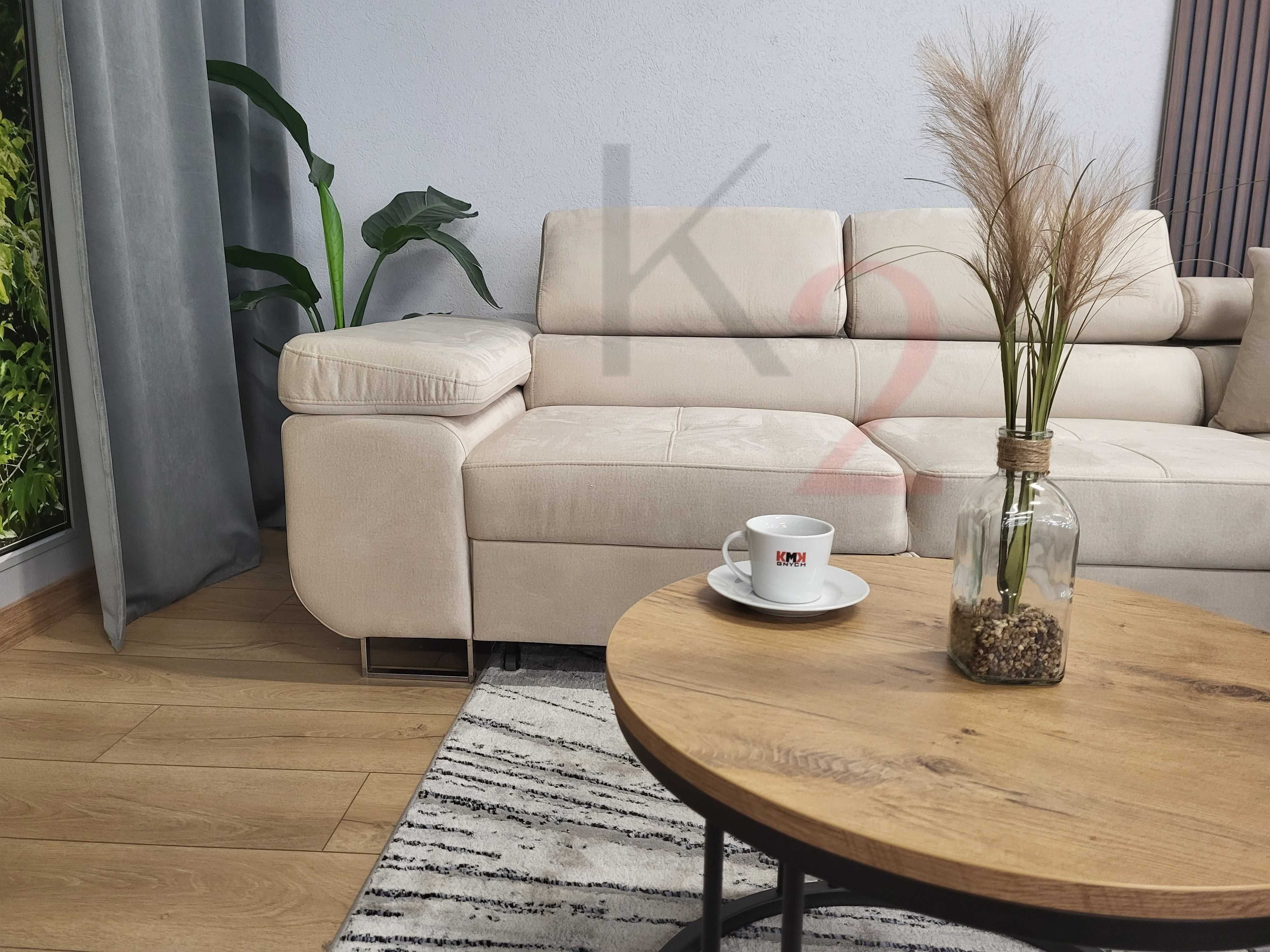 Narożnik ARTEON, sofa, rozkładana, rogówka kanapa łóżko +GRATIS