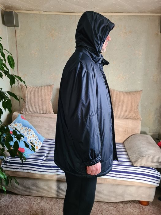 Мужская демисезонная куртка. BLACK VINYL, большого размера