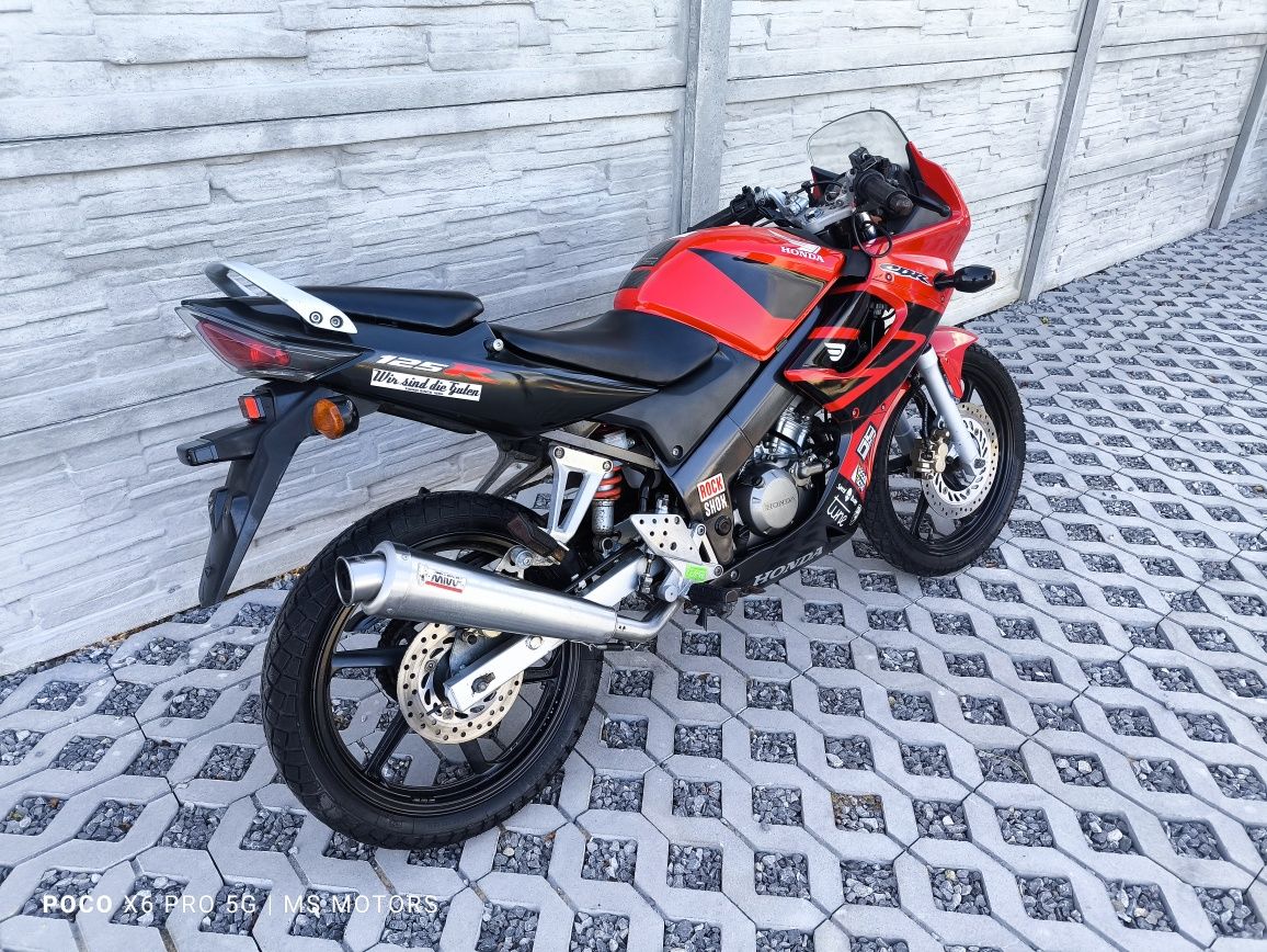 Honda CBR 125 cm3 2004 rok głośny wydech Mivv