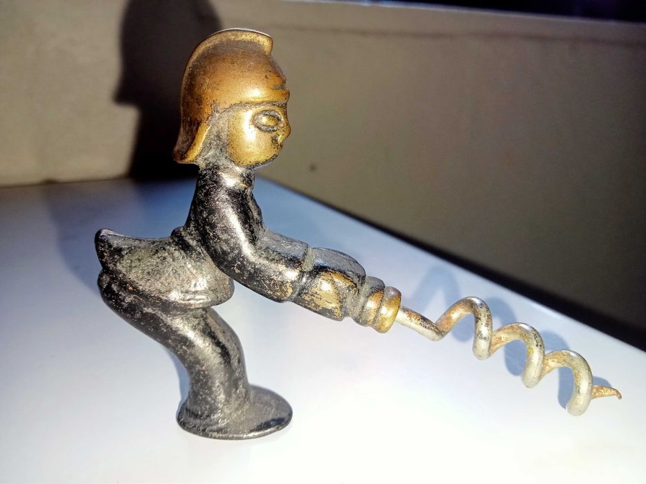 Saca-rolhas de latão "bombeiro"