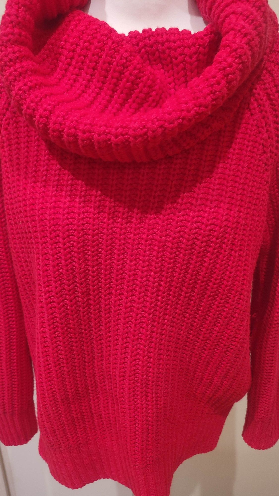 Golf sweter Reserved 38 40 czerwony