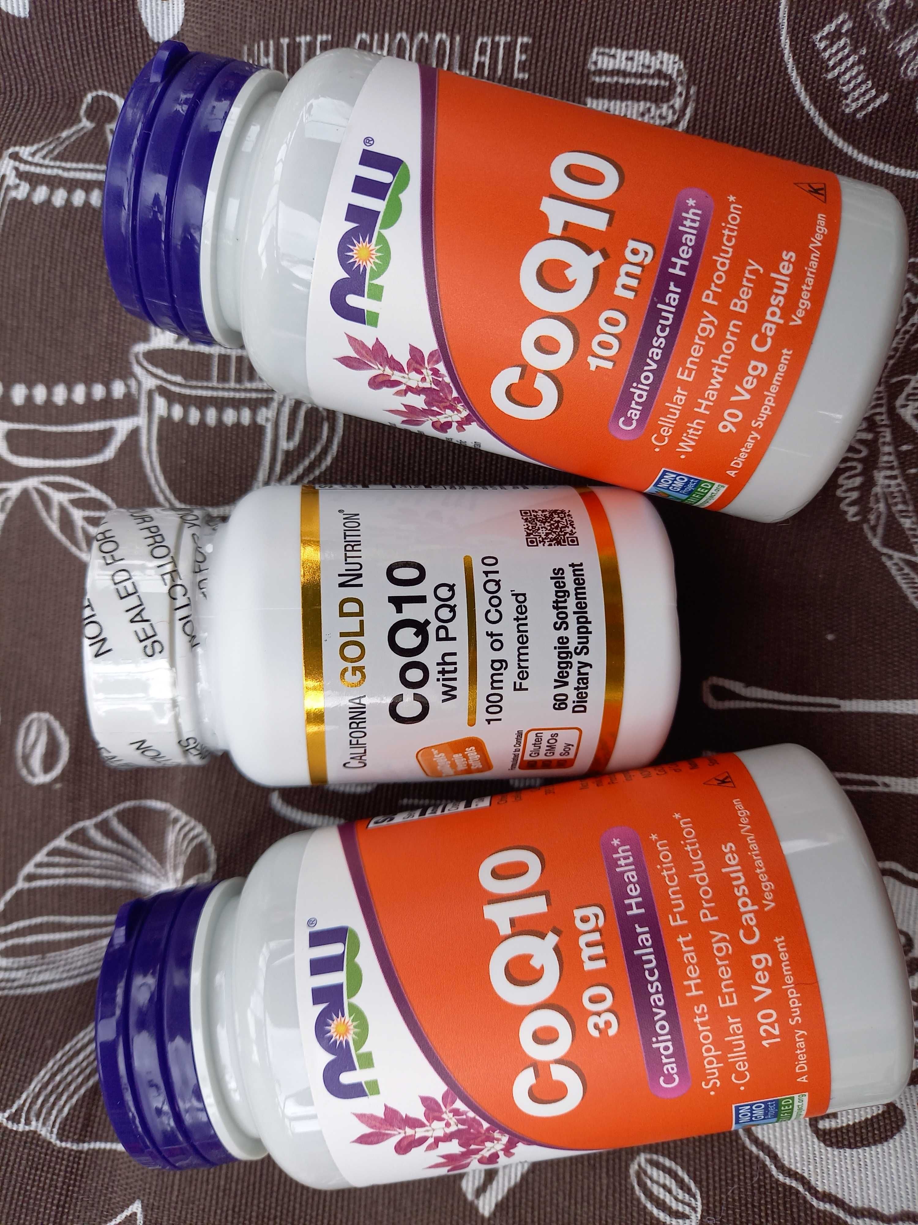 Coenzyme Q10 CoQ10 коэнзим коензим Now foods California PQQ Убіхінол