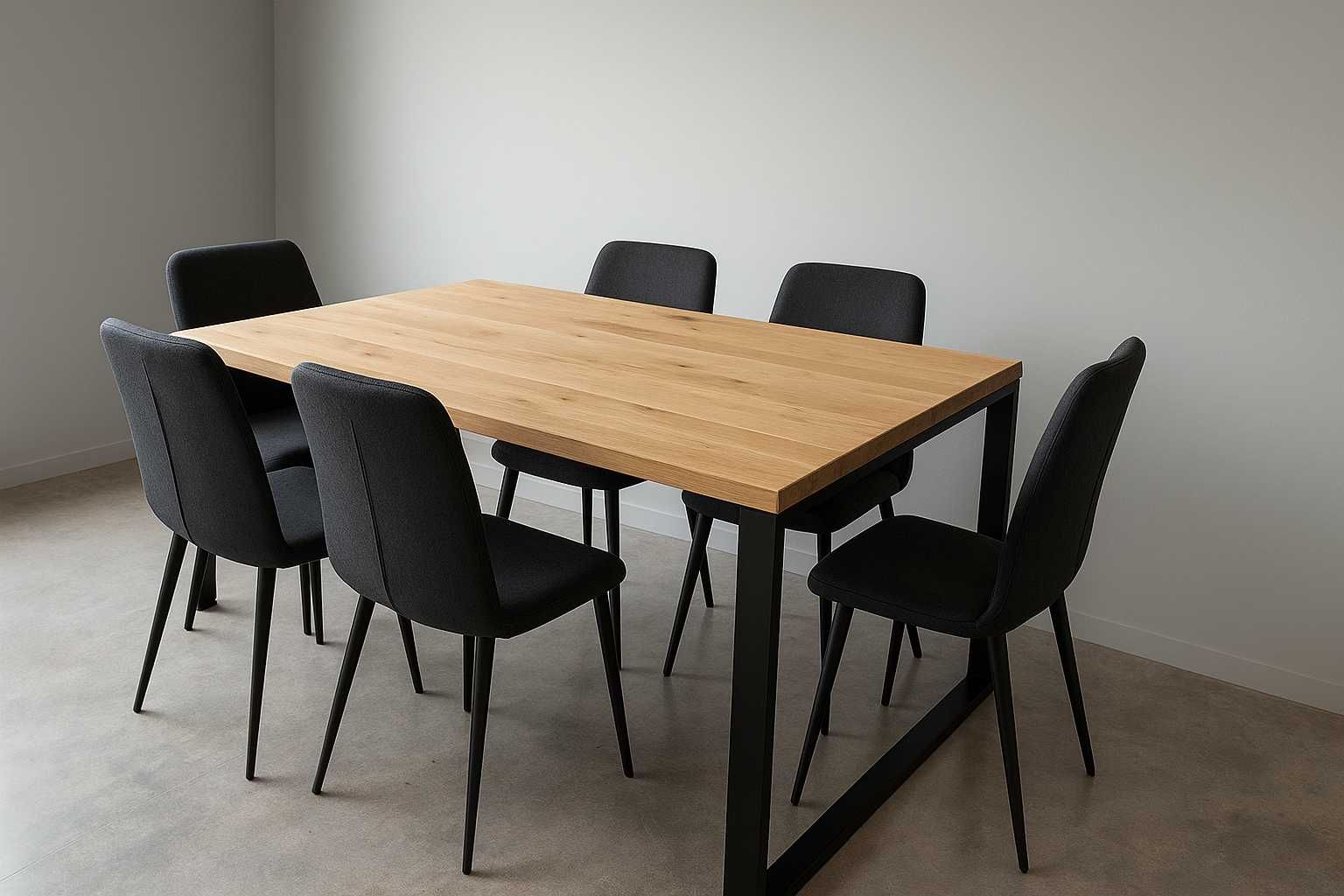 Stół Dębowy LOFT, 100% Lite Drewno, Różne Wymiary, Rozkładany.