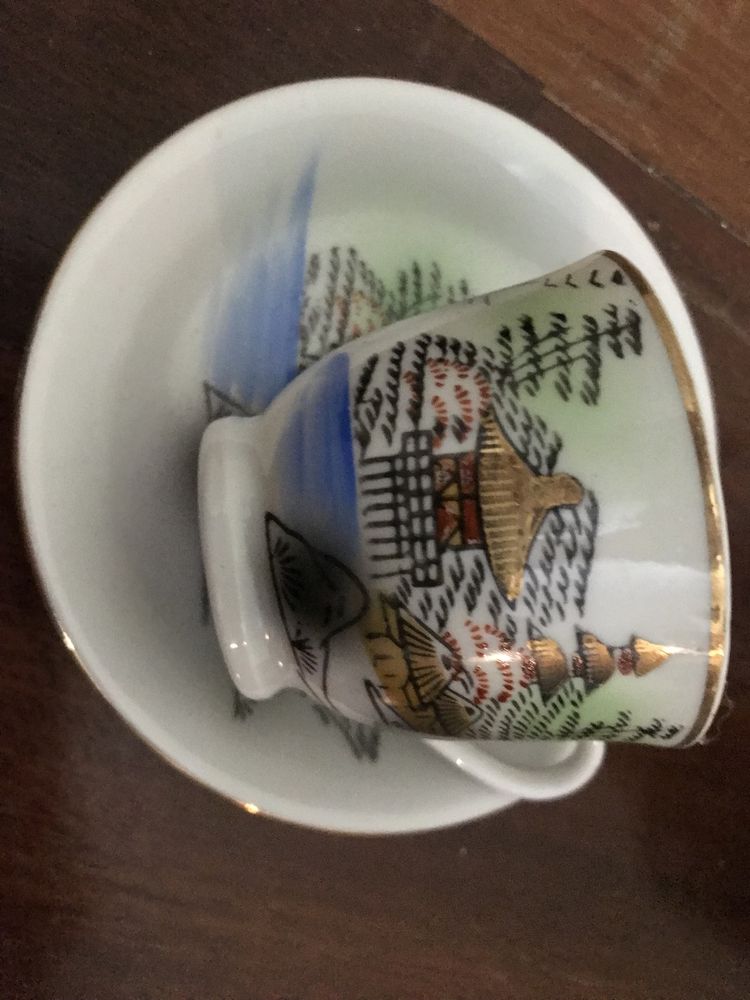 Serviço de café japonês