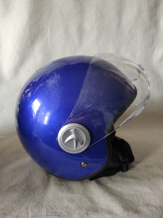 Kask motocykl skuter Kappa KV-20 Rio niebieski 2 sztuki rozmiary L M