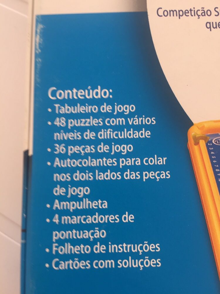 Jogo de Tabuleiro Sudoku da concentra