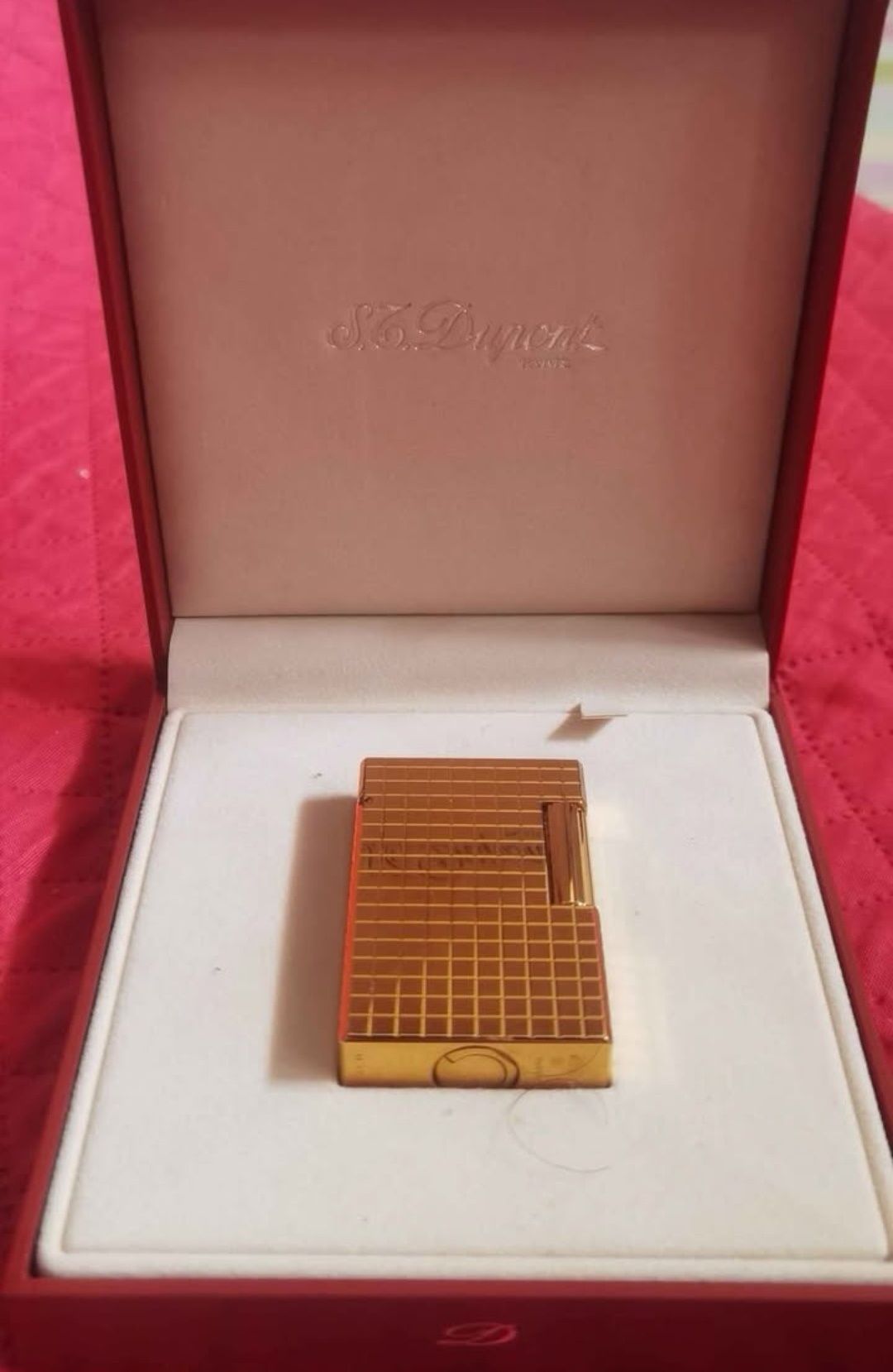 Isqueiro Dupont (banhado a ouro)