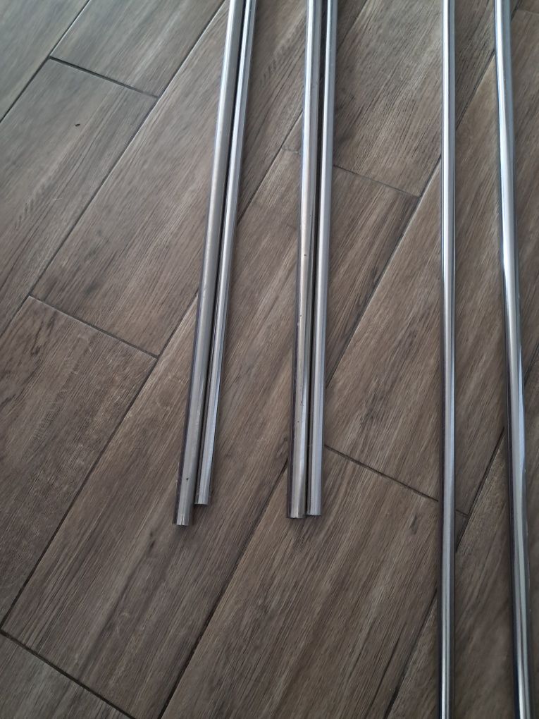 Karnisze podwójne 202cm i 2x 160cm