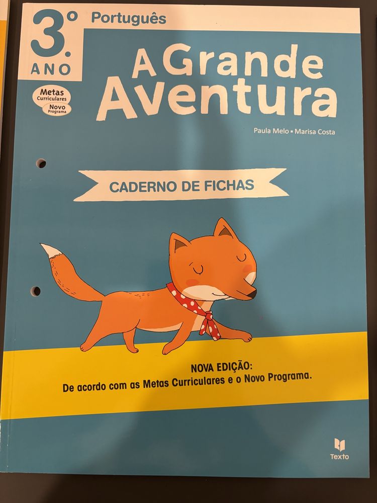 Livros de fichas A Grande Aventura 3 Ano