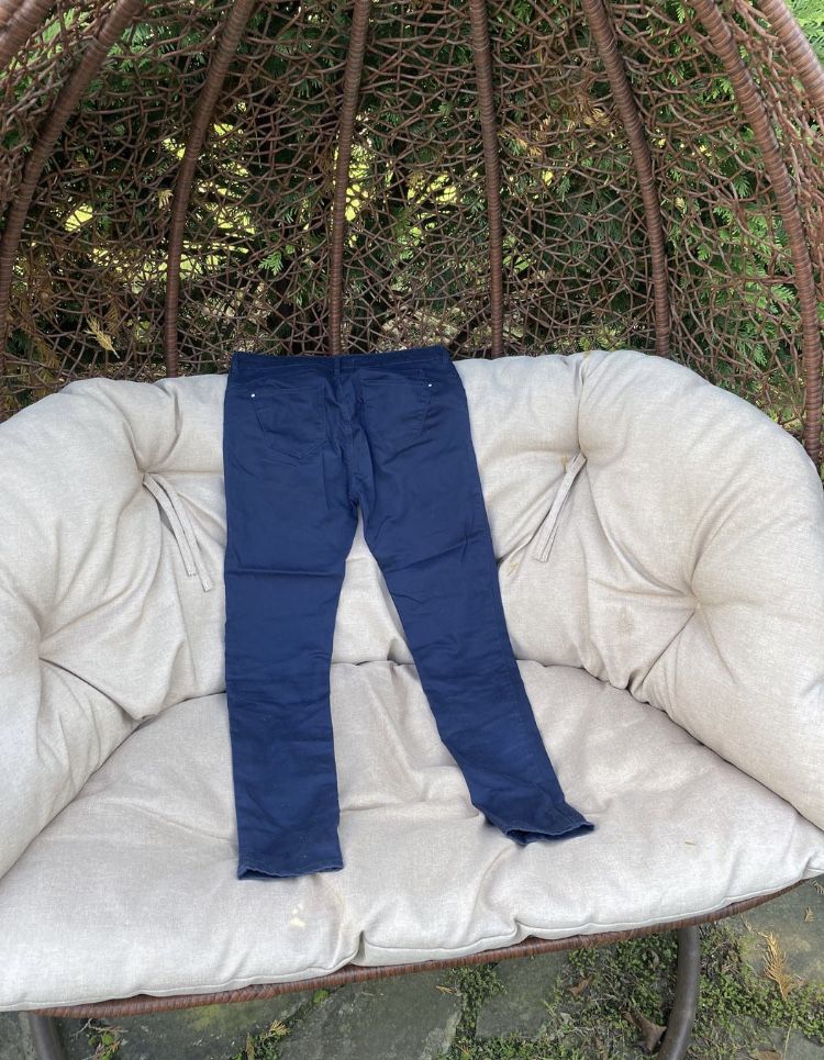 Женские джинсовые штаны, размер М, темно-синие, жіночі джинси, штани