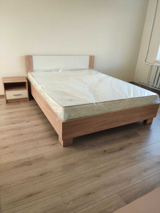 Акція до 31.10 Двоспальне ліжко 180 + вклад + Матрац 180 дуб самоа