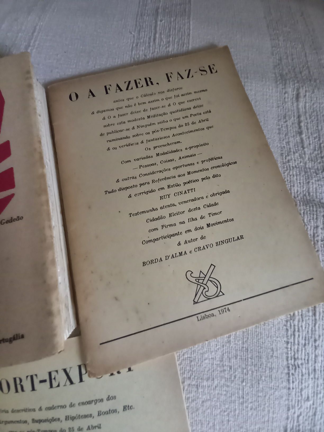 Lote de poesia portuguesa