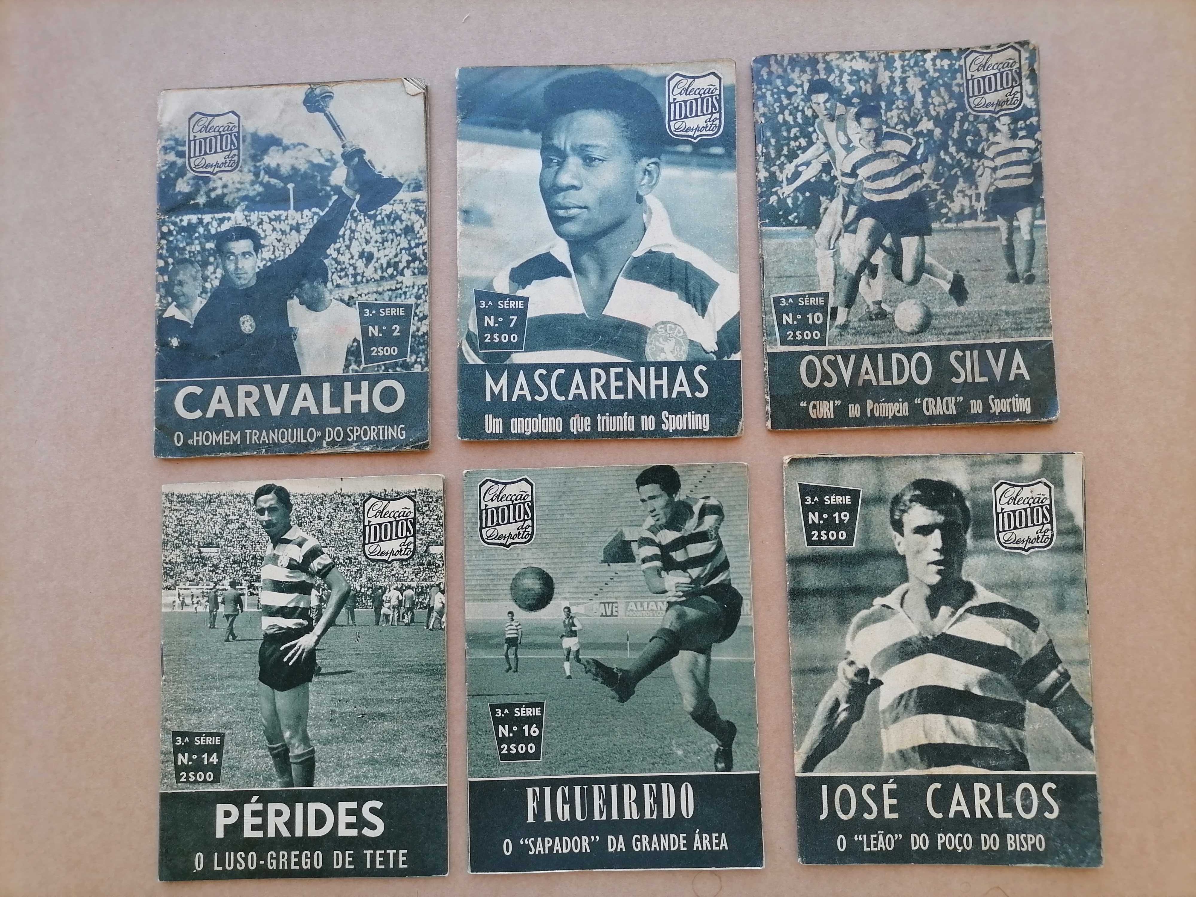 Sporting - Ídolos do Desporto 3ª Série 1964 Nº2/7/10/14/16/19