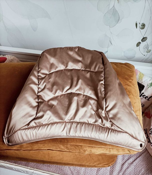 Wózek 3w1, gondola, spacerówka, nosidełko - złoty bardzo dobry stan