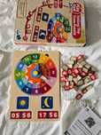 Zegar drewniany puzzle Play Tive junior 3+