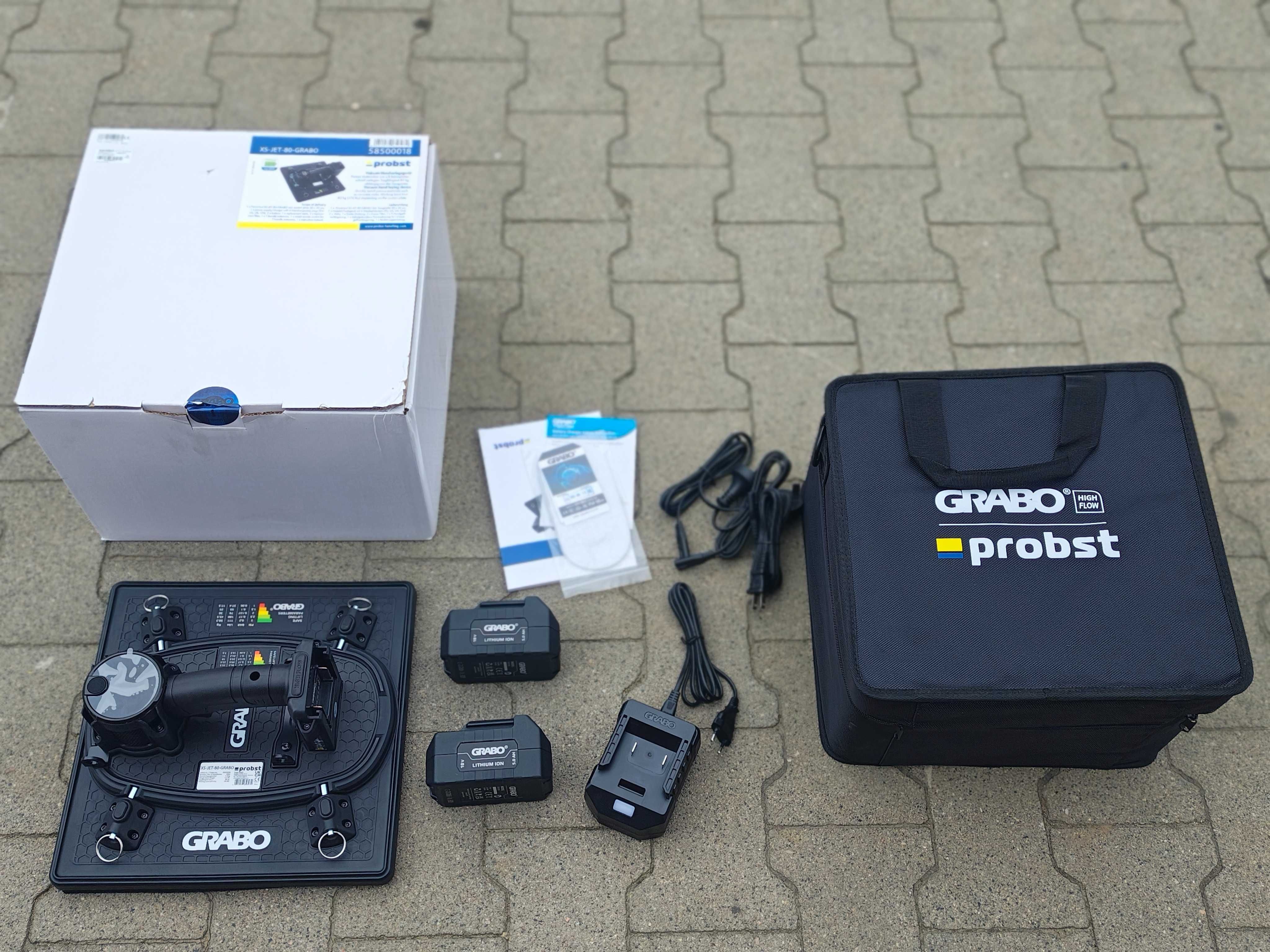 Chwytak akumulatorowy GRABO XS-JET Probst Mimal Geco Cut do porowatych