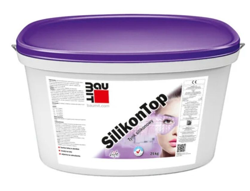Tynk silikonowy Baza 1,5 mm Baumit SilikonTop 25 kg