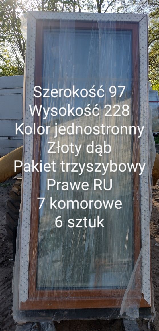 Okna 180x 191 RU Tanio 3 skrzydłowe