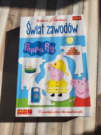 Gra edukacyjna dla dzieci marki Trefl Świat zawodów Świnka Peppa