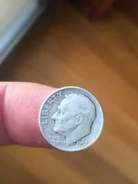 moeda  ONE DIME EUA 1952