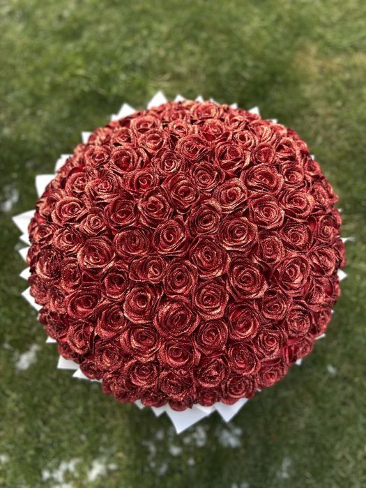 Букети з атласної стрічки