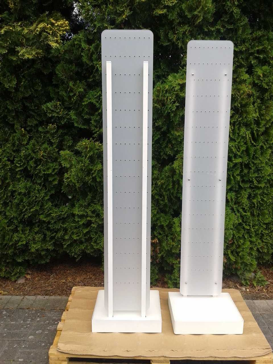 STOJAK gondola regał sklepowy metalowy solidny z panelem plexi 167 cm