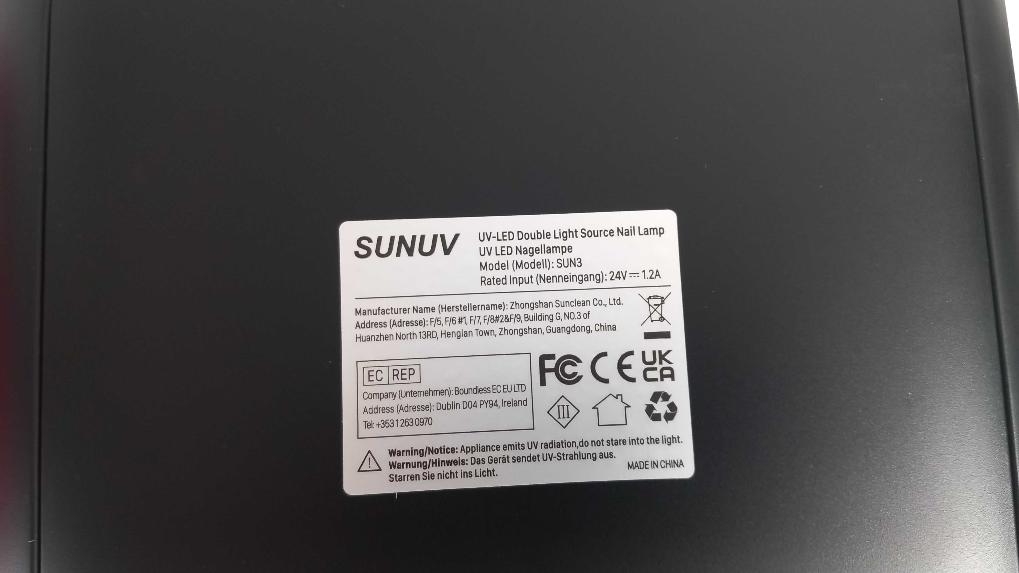 Lampa UV LED do paznokci, SUNUV 48 W