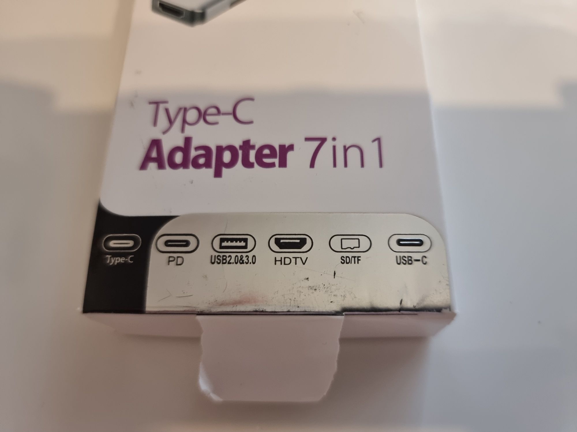 Adapter 7 in 1 szary