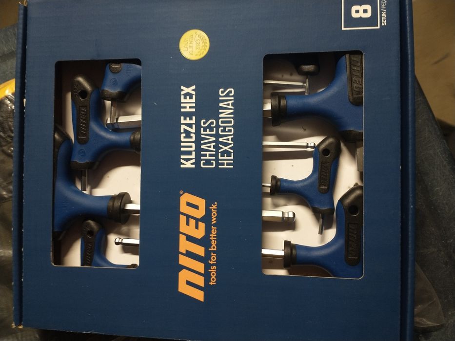 Nowy komplet kluczy imbusowych