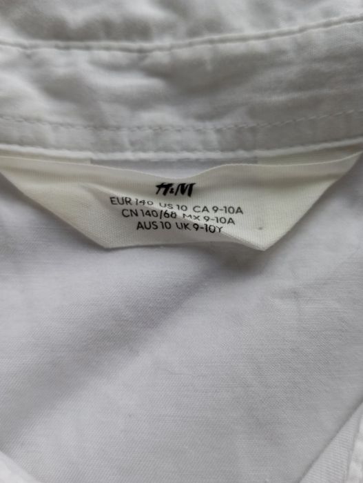 Koszula H&M plus spodnie 134