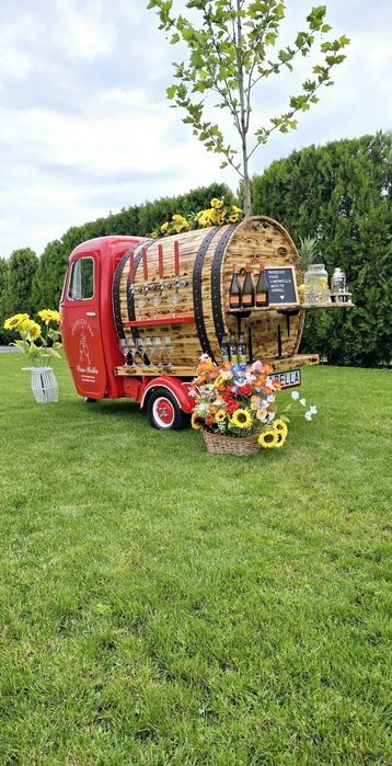 Prosecco Van bar mobilny eventy wesela ślub atrakcje piwo prosecco