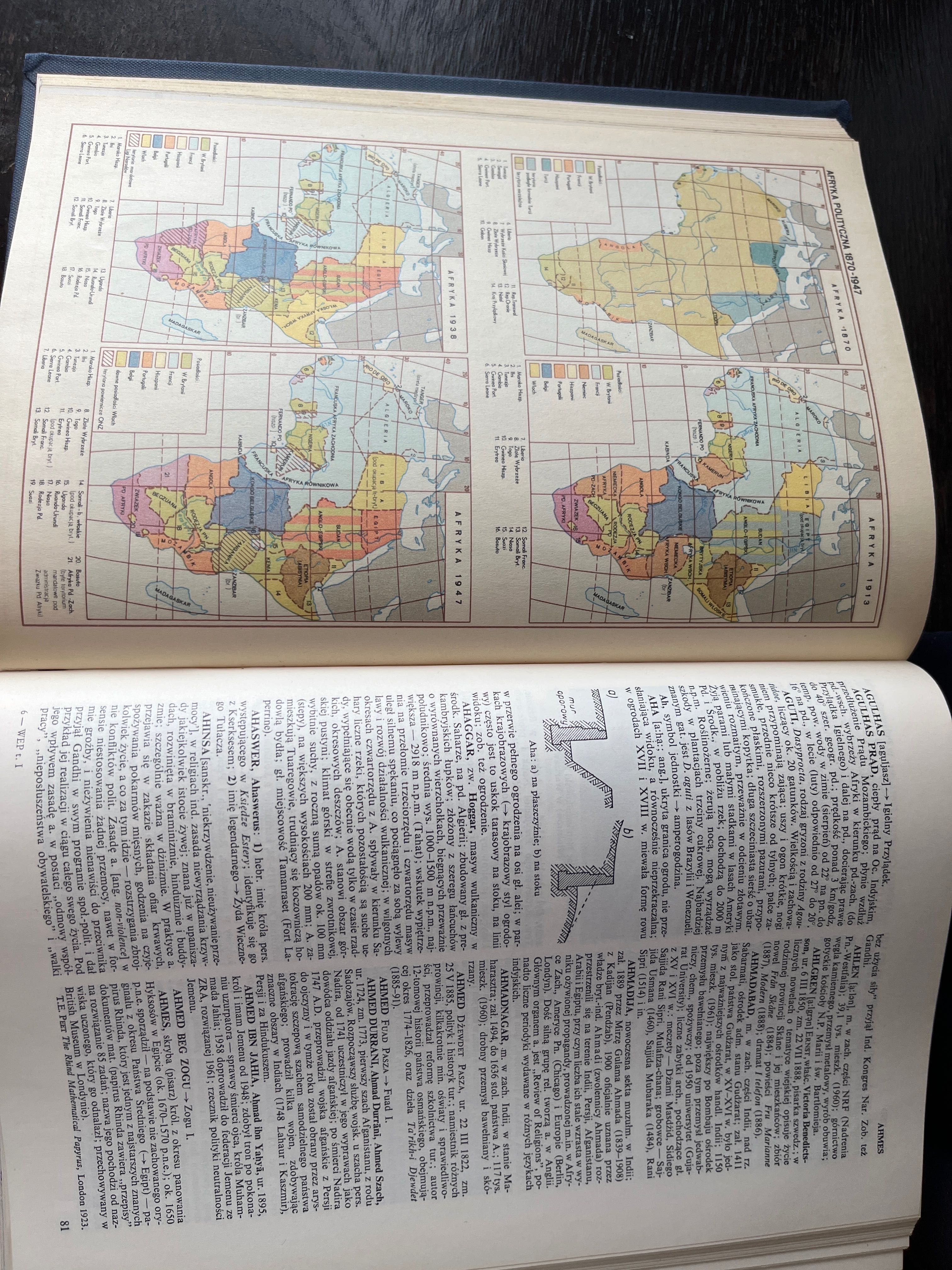 Wielka Encyklopedia Powszechna PWN wydanie z 1962 roku