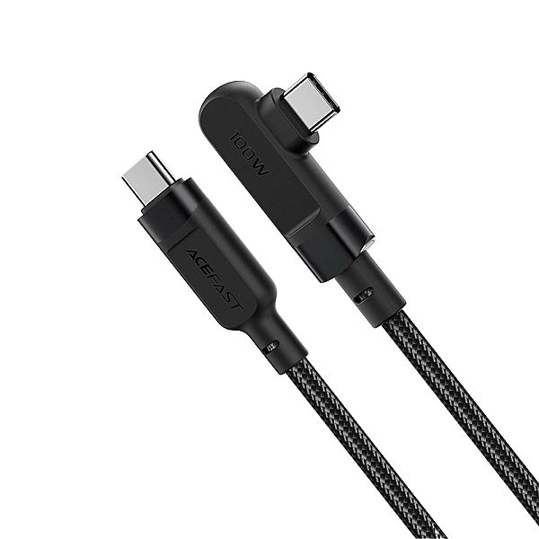Kabel Acefast C5-03 Black USB-C - USB-C PD QC 100W 5A 480Mb/s 2m - cza
