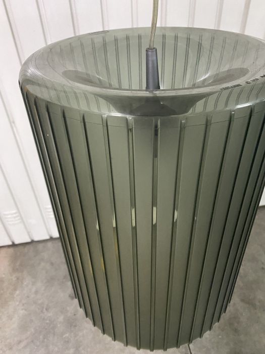 Candeeiro de Tecto Cinzento Acrilico