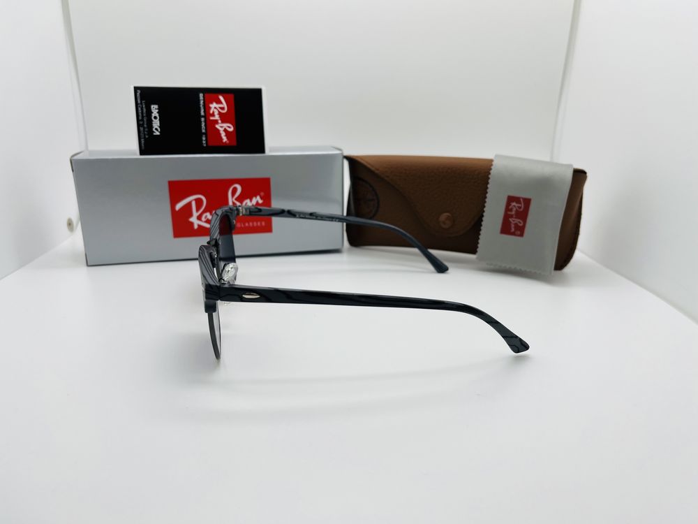 Солнцезащитные очки Ray Ban Clubmaster 3016 Print Gray|Blue Grade