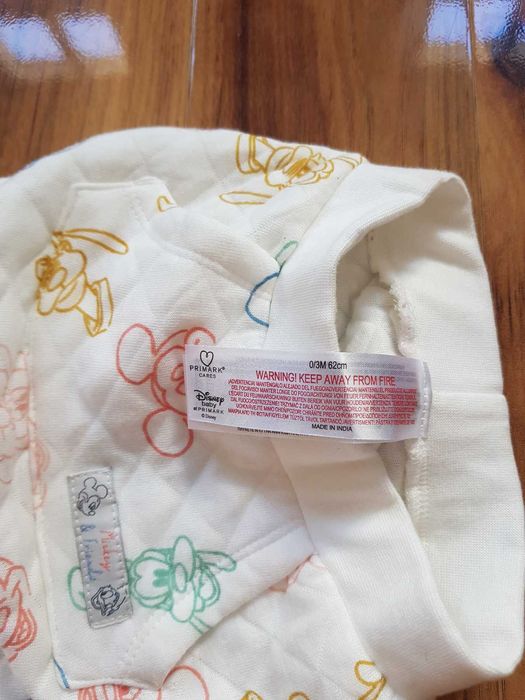 spodnie Myszka Miki  Disney Baby Primark 0-3 miesięcy 62cm