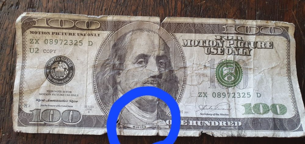 Nota de 100 dólares