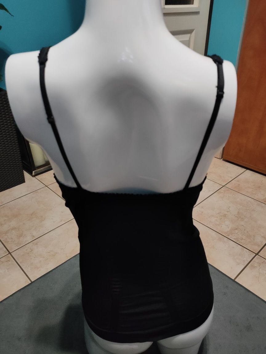 Halka, top wyszczuplajacy czarny XL