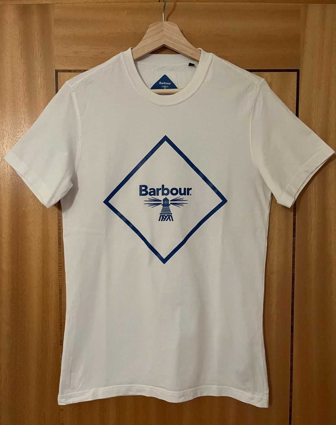 T-shirt branca da Barbour - Homem - Tamanho S