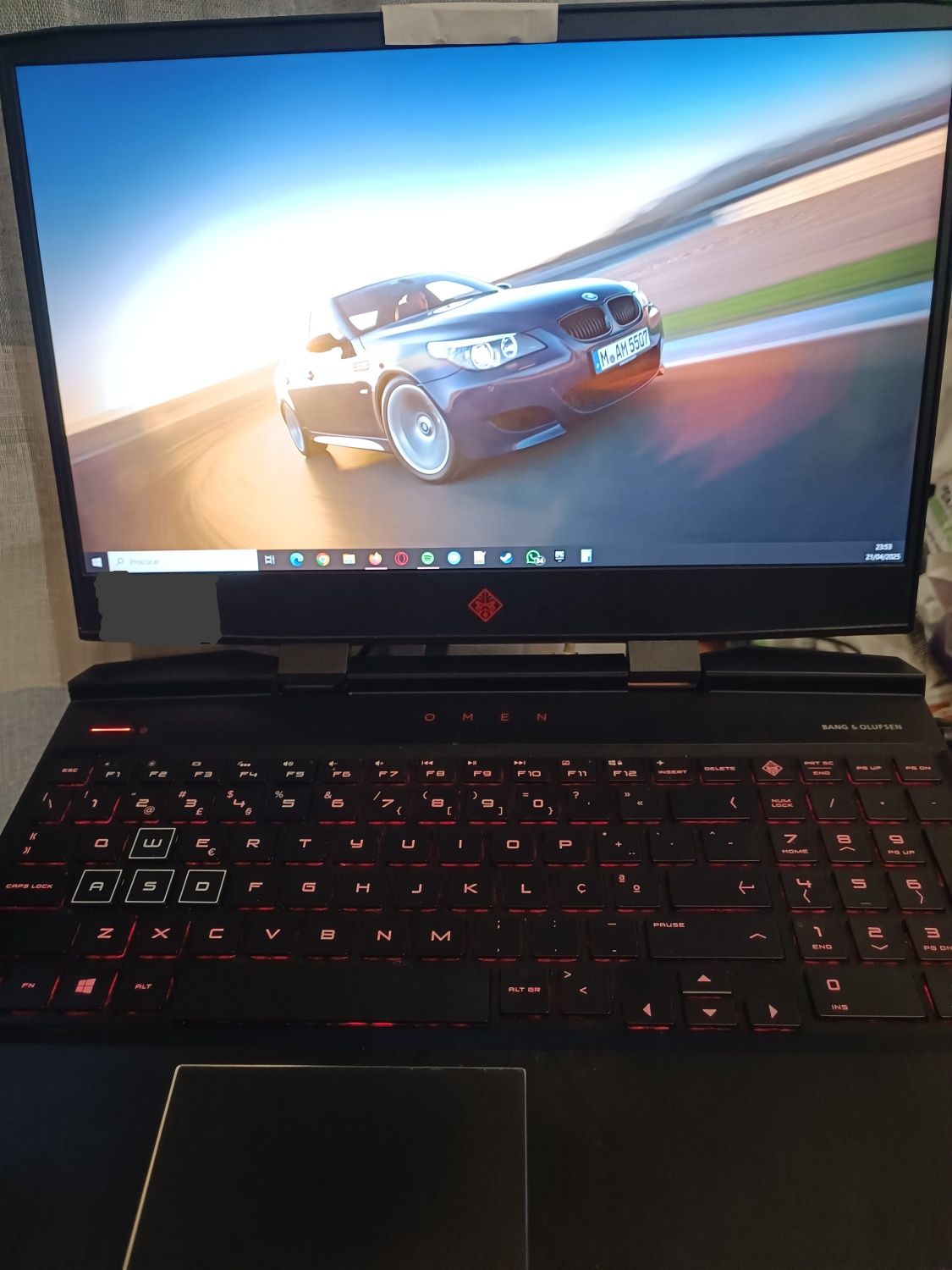 Portátil Omen 15-dc1112TX i5 9300h gtx 1650