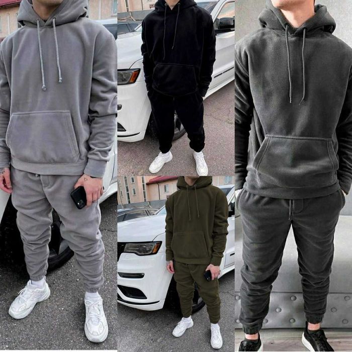 Опт и розница! Теплый мужской костюм на флисе, не кошлатится