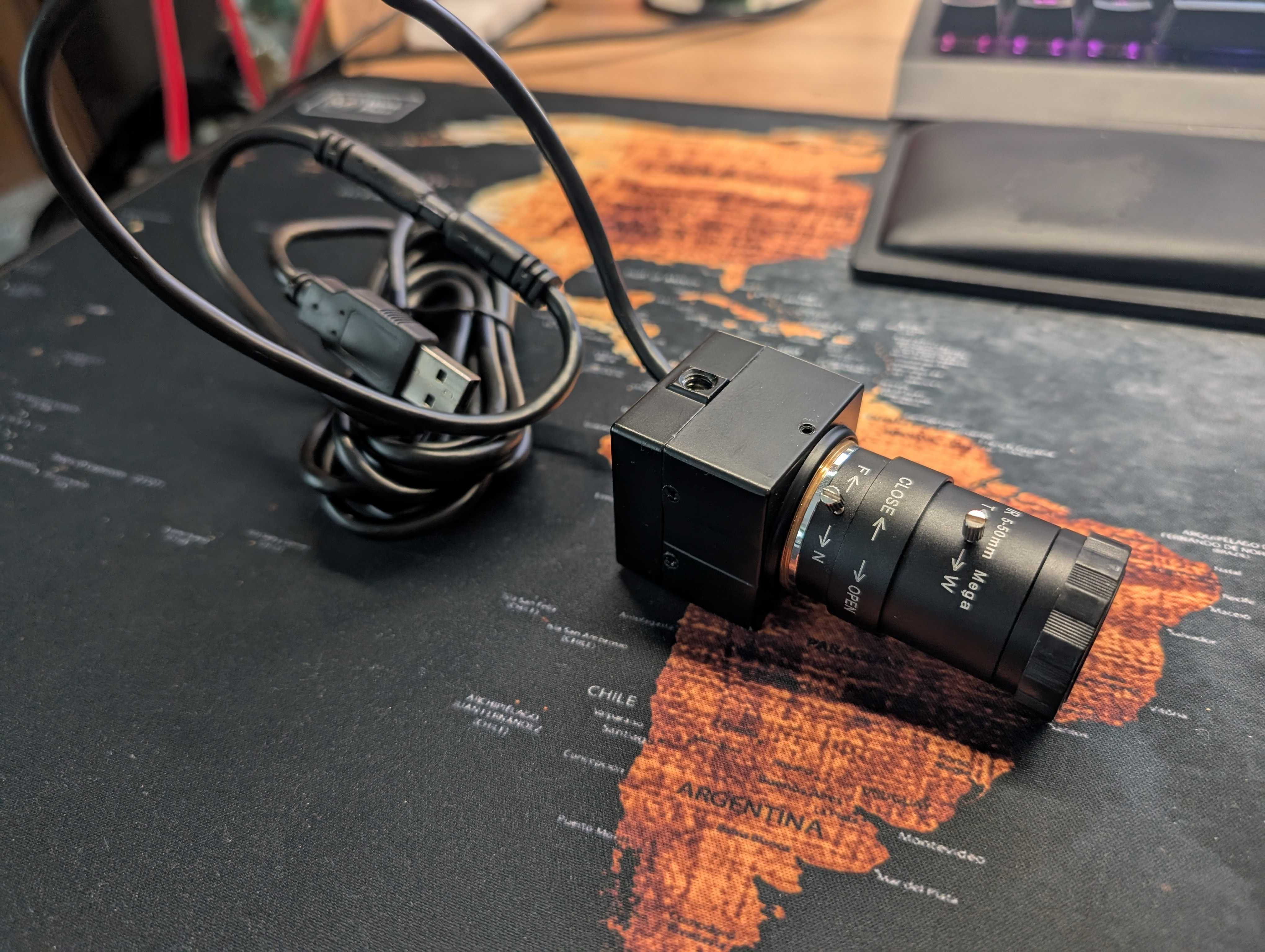 Варифокальна USB камера ELP 5-50мм 1080P