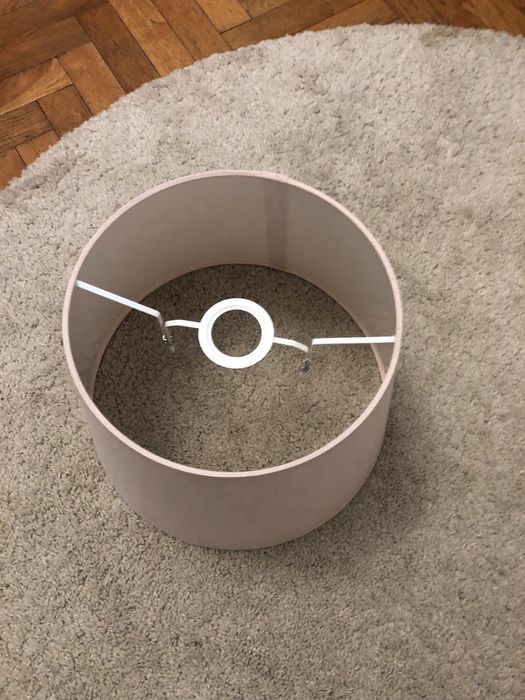 Abażur do lampy jasno różowy