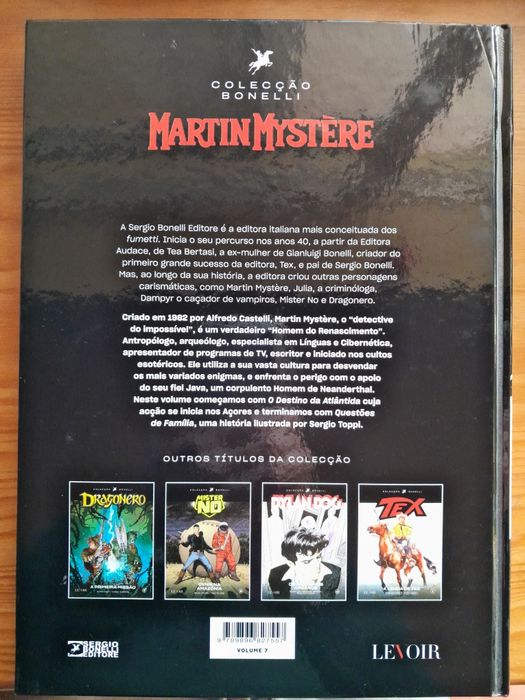Martin Mystère O Destino da Atlântida Colecção Bonelli