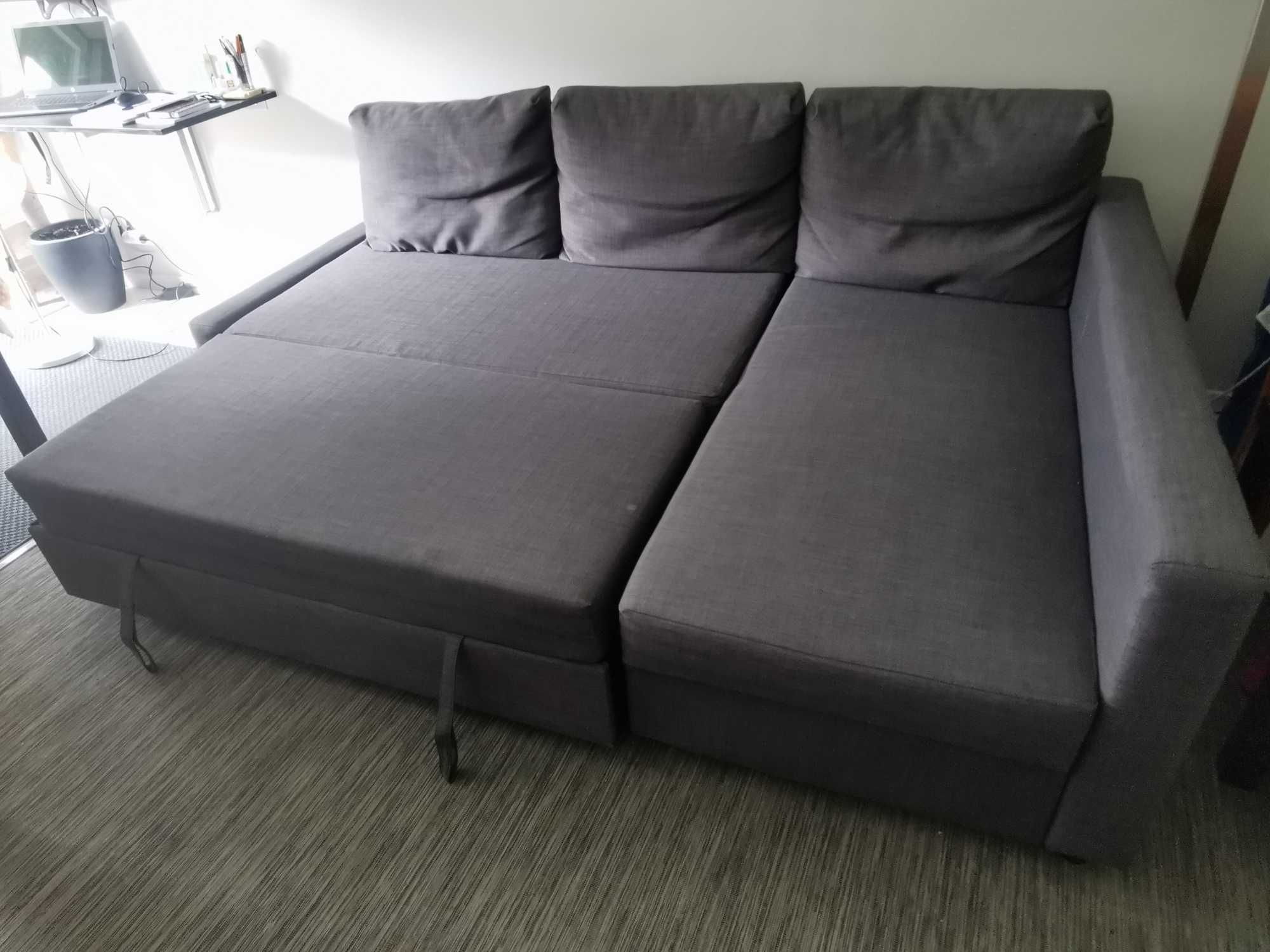 Sofá FRIHETEN com Chaise Longue USADO