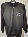 Bluza CK czarna pikowana XL 42 zip