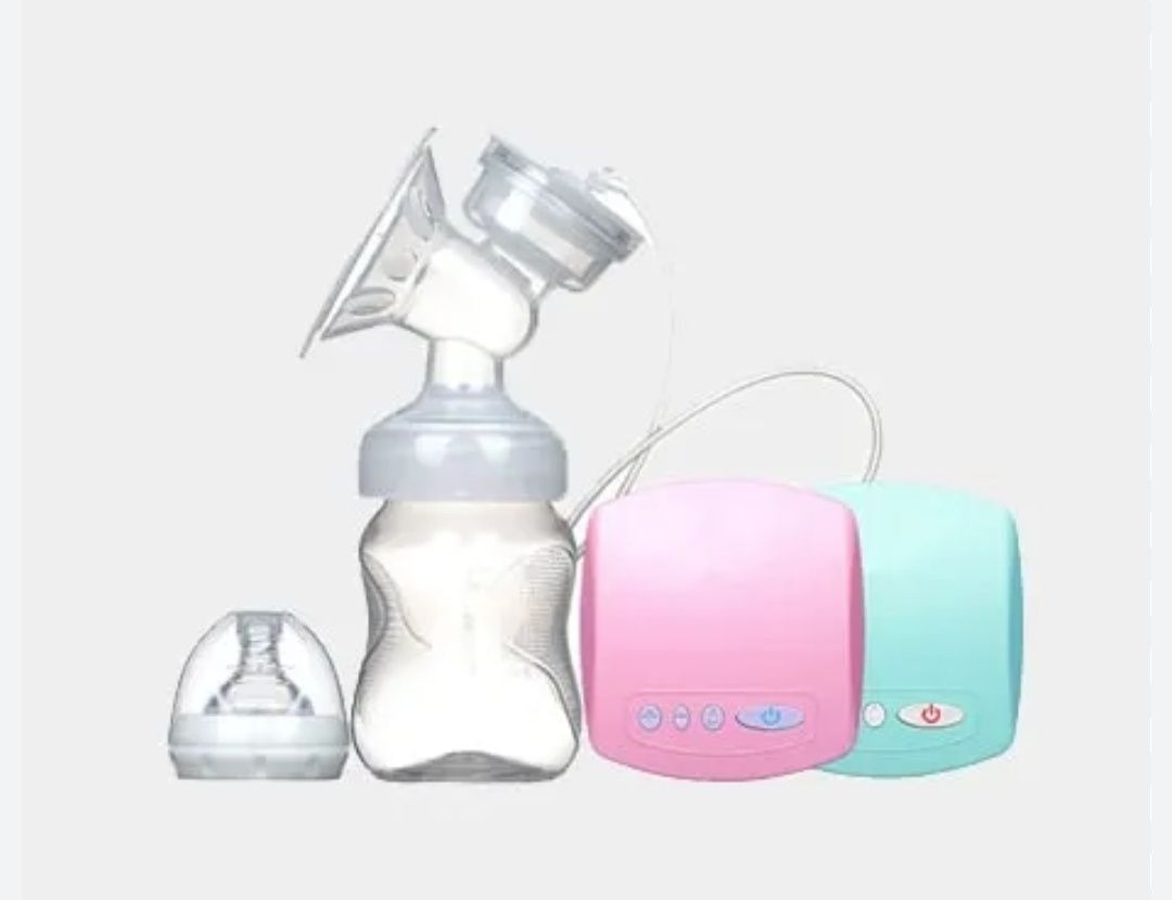 Электрический молокоотсос Breast Pomp + Подарок массажная насадка.