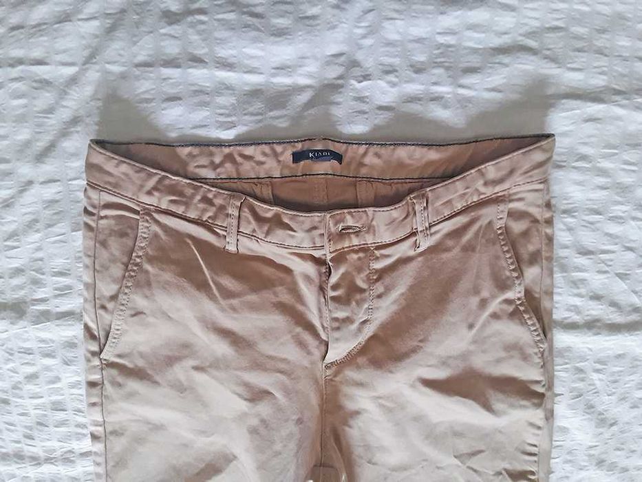 Calças Chino Castanho Claro Homem 38