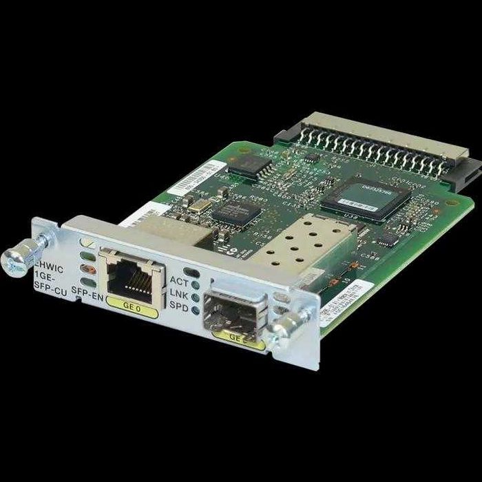 Интерфейсный модуль Cisco EHWIC-1GE-SFP-CU.