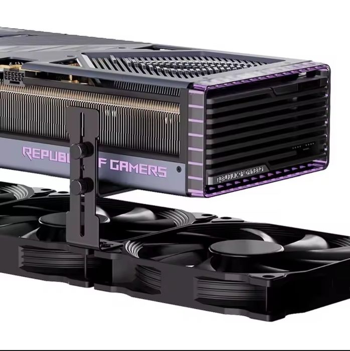 Тримач для відеокарти металевий (регульований)